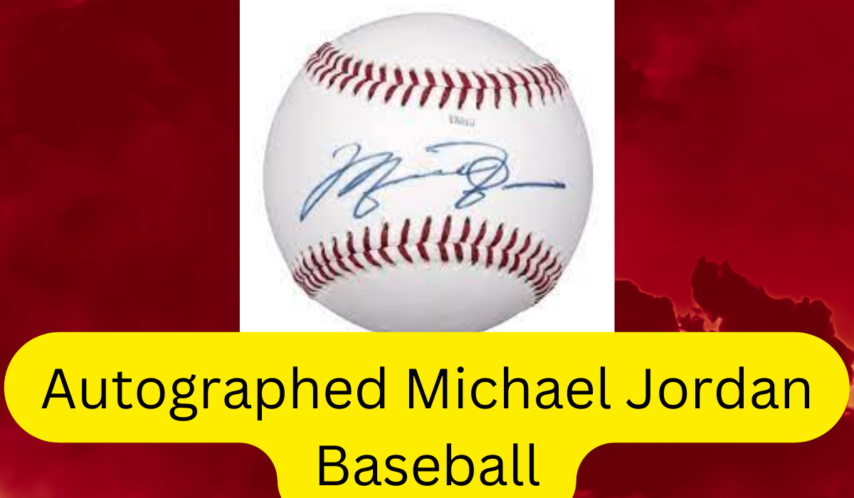 Autographed Michael Jordan baseball